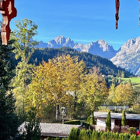 Hahnenkamm Suite Ski-In Ski-Out Direkt An Der Hahnenkammbahn คิทซ์บือห์ ภายนอก รูปภาพ